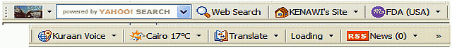 KENAWI's Toolbar Screenshot