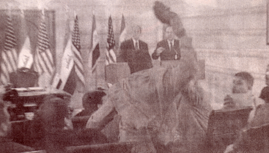Shoe-ing TheAmerican U.S. President - 1