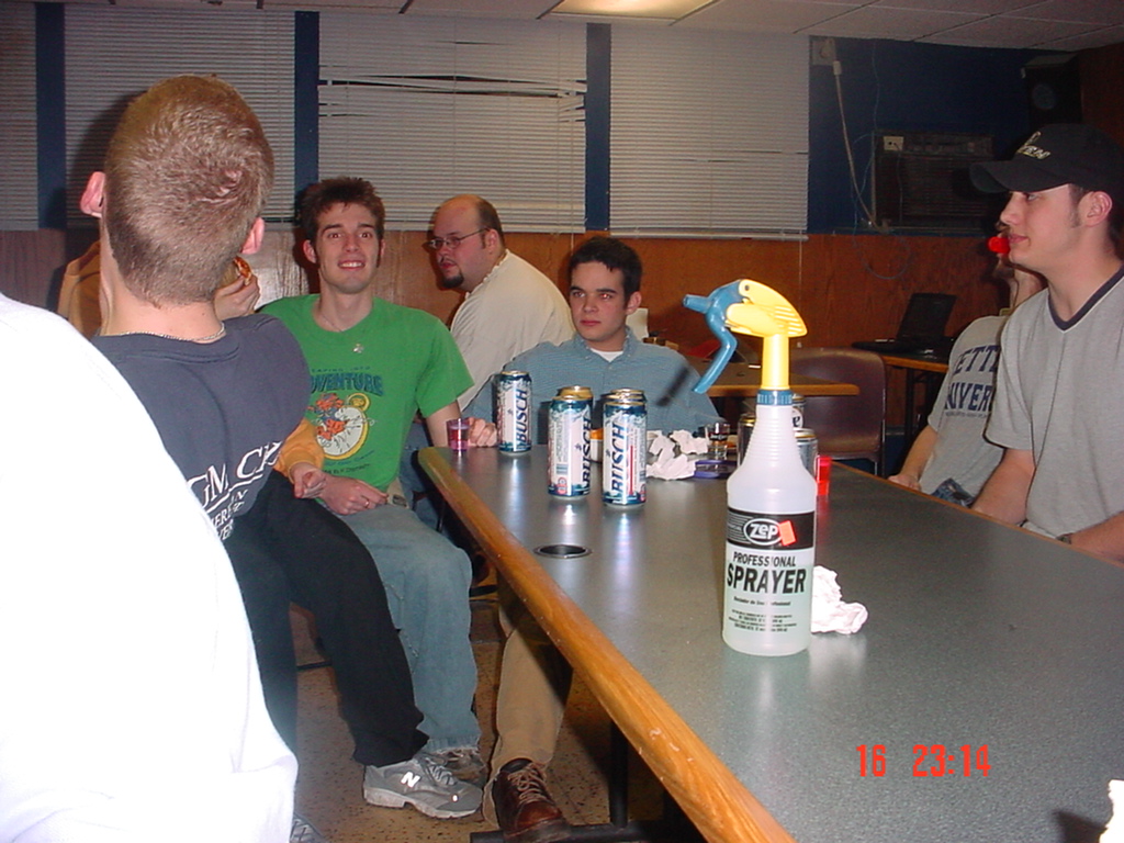 OK, now I'm starting to get drunk.&nbsp; All of the others you see are my frat bros.&nbsp; (except for marklar there).