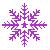 animation of a snowflake falling