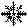 animation of a snowflake falling
