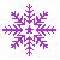 animation of a snowflake falling