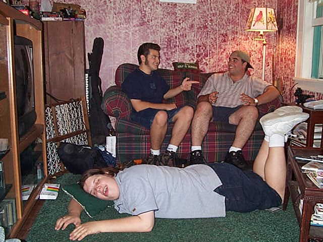 "Okay, this time I'll put my schlong in his mouth and YOU take the picture."