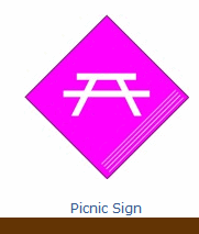 Picnic Sign TShirts & Gifts