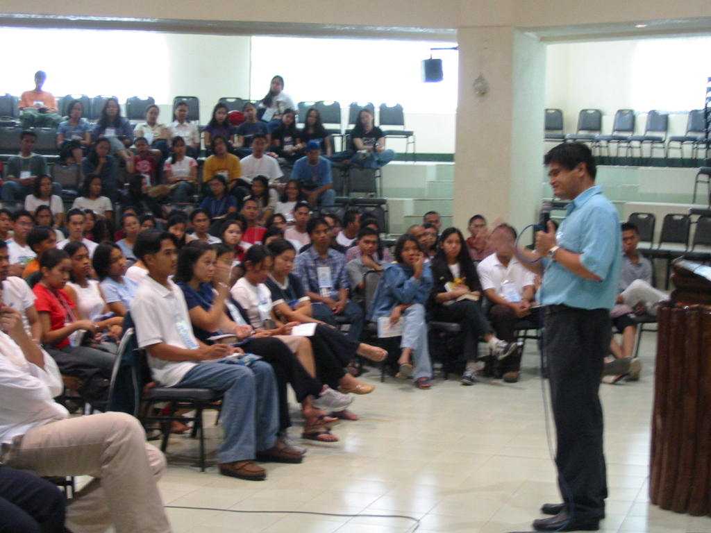 session during CYA's National Youth Festival on 2003