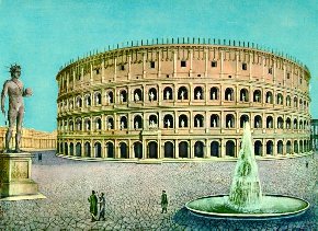 What The Colosseum would have looked like when the Romans Live