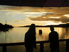taupo sunset