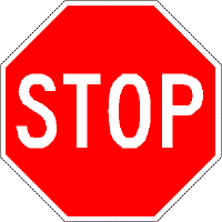 Big Red Stop Sign