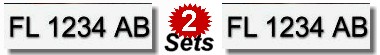 Order 2 custom boat hull number sets for only $14.95!