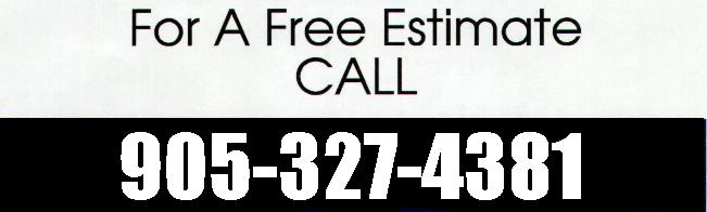 Phone for a free estimate and say you saw our website for a discount !