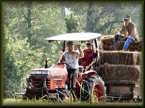 Hay baling day