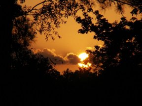 a really excellent East Texas sunset