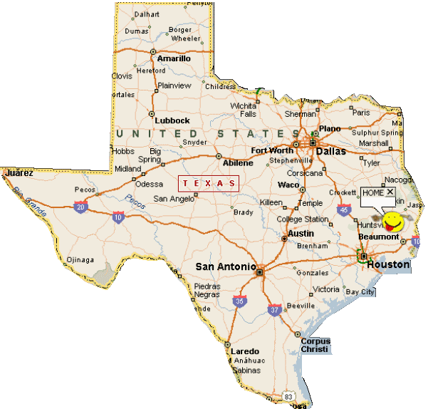 YEP - that thar's Texas... click to see Tyler County