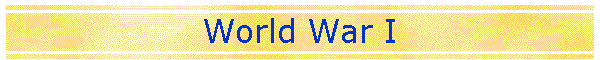 World War I