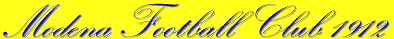 Modena Football Club 1912 - modena football - modena fc