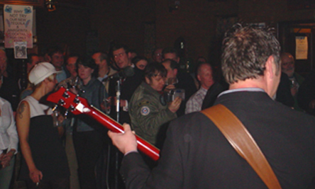 The crowd 