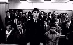 The court-room scene