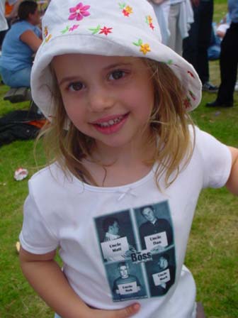 A young Boss fan!