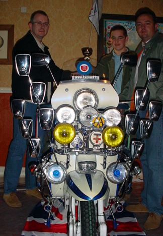 Chris Carter and his "Best Mod Scooter"
