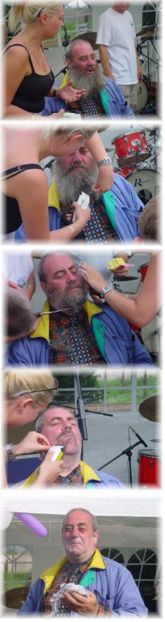 Uncle Albert takes it all off for charity!