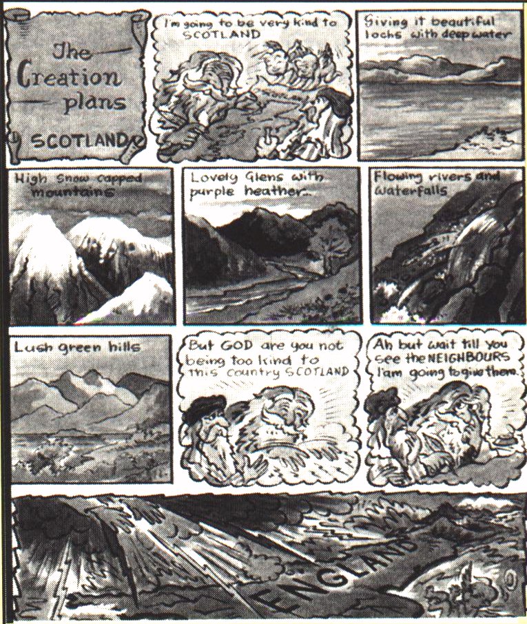 Creation cartoon