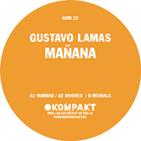 etiqueta del vinilo editado por Kompakt
