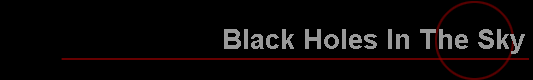 Black Holes In The Sky