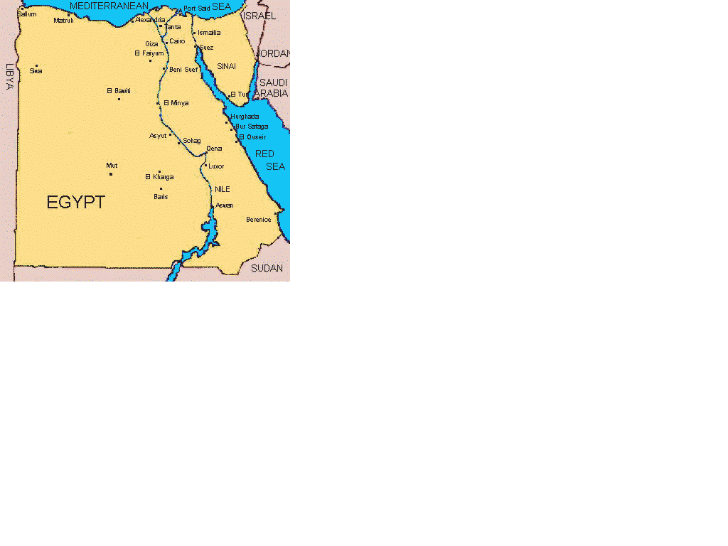 map of egypt...wait while loading