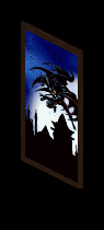 Batman swinging over Gotham.