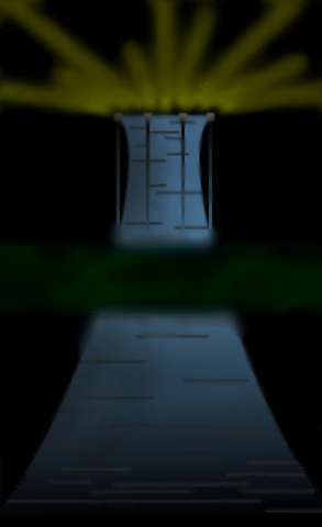 Rendition of Spire at Night