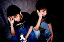 the two ponder upon the clogged sink for the rest of the party~ hahaha~