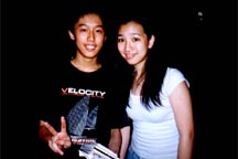 jj and ec~!!@ alefjae hahahaha~ somebody better pay me bucks for taking such FINE picture~!! hehehe~