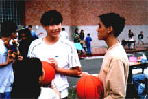 haha michael and his sister~!? flirting with philip~