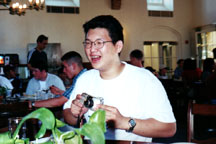 howard can't understand why justin and robert likes the banana so much~ hehe~