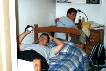 jonathat's room... and there's jon and howie.. watching maxim... hai...~ corrupted... me so innocent!