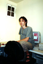 that's me, and no DOUBT i am working hard on my project!!