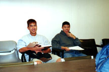 james & jason in social psychology class~