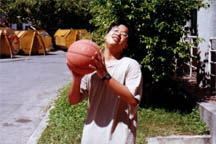 He just 'walks' on the court