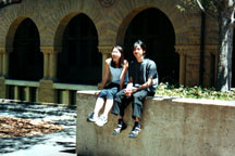 hehe me & fiona outside psychology building~