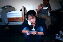 tammi losing every single truth and dare game... no, that's not me in the background~