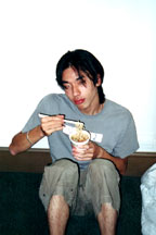 life's tough... cup noodle is a major source of food at night~