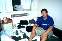 howard... welll.. my stupid Roommate... oops, i got kicked out of my room... i am sleeping with justin now...~