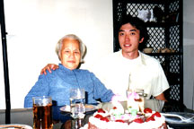 hehe grandma smiling a bit~