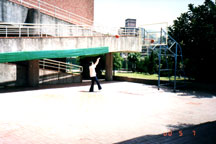 brother playing some b-ball~