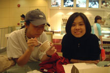 alison (fifi's sister) and priscilla (fifi's cousin), sorry haha, i wasn't feeling well that day~
