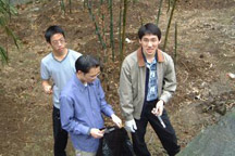 three slackers... haha jk justin, william and jeremiah~