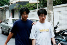 'Two gay ass walking down the street, saying dubadi didadidum didido, WE GAYS, YES, WE GAYS, HERE WE GO~!!