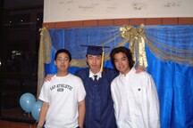 me and the Liu bro's, the bro's that carry the same genes, little Thomas will soon be like his brother, a pimp~