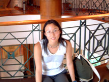 Here, my 'interesting' tour guide at New Territory