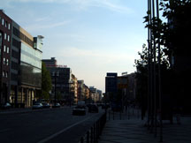 city scene in frankfurt, sunsetting, i think i was waiting for dinner desperately hahaha :)